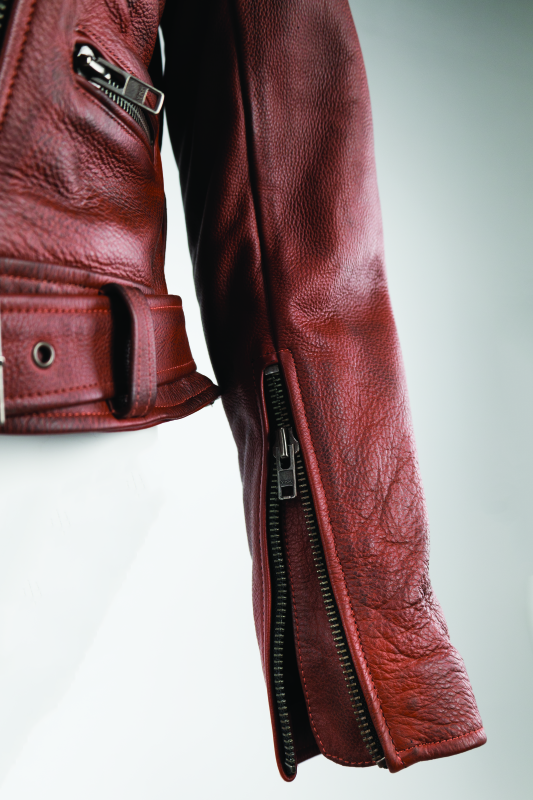 Kuryakyn Leather By River Road Arabian Spice Leather Jacket Red Womens - Small