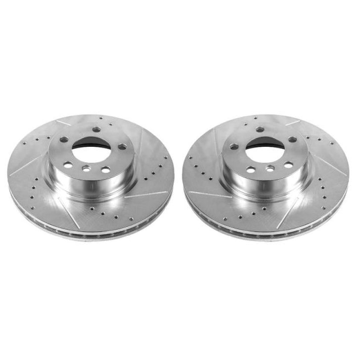 Power Stop 11-17 BMW X3 Front Evolution Drilled & Slotted Rotors - Pair