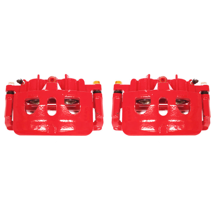 Power Stop 13-17 Ford Explorer Front Red Calipers w/Brackets - Pair