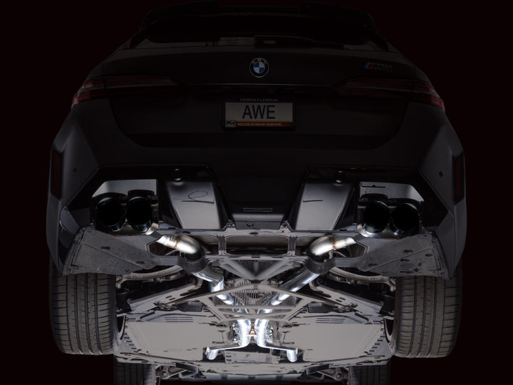 AWE Tuning BMW G90/G99 M5 Track Edition Cat-Back Exhaust - Diamond Black Tips