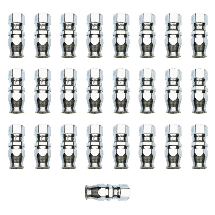 Russell Performance -6 AN Endura PowerFlex Power Steering Straight Hose Ends (25 pcs.)