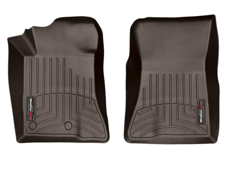 WeatherTech 2015+ Ford Mustang Front FloorLiner - Cocoa