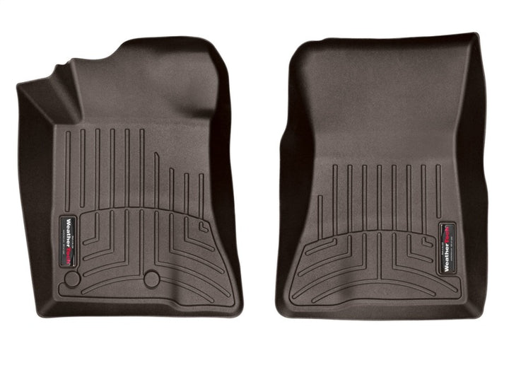 WeatherTech 2015+ Ford Mustang Front FloorLiner - Cocoa