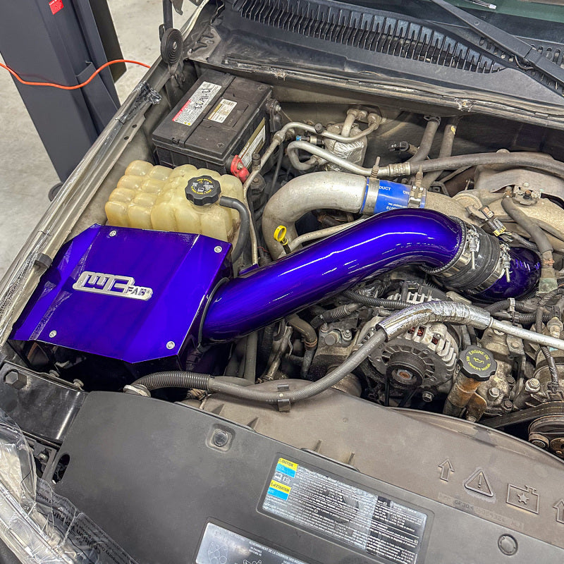 Wehrli 01-04 Duramax LB7 4in Intake Kit w/ Air Box Stage 2 - Bengal Red