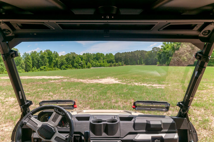 Seizmik 15-23 Polaris Ranger 500/ 570/ EV Mid-Size Pro-fit Tool-Less Windshield Vented HC