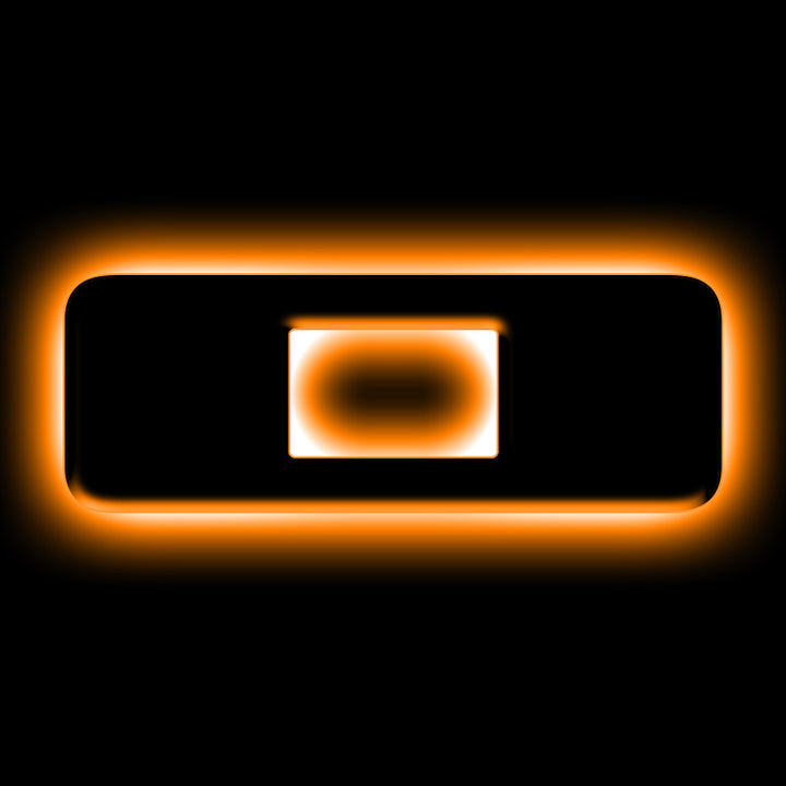 ORACLE Lighting Universal Illuminated LED Letter Badges - Matte Blk Surface Finish - O