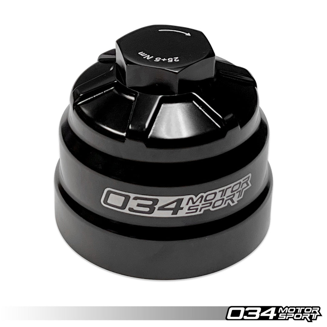 034Motorsport billet oil filter cap for Audi 3.0T supercharged