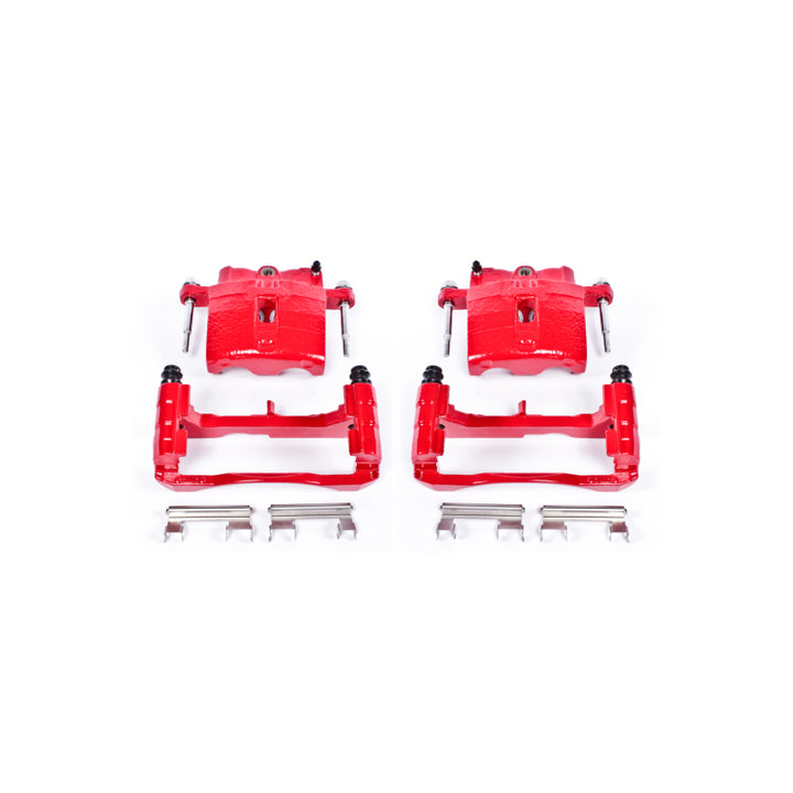Power Stop 02-06 Cadillac Escalade Front or Rear Red Calipers w/Brackets - Pair