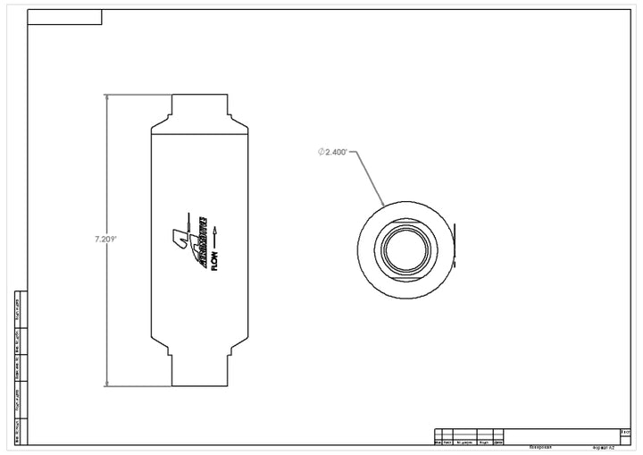 Aeromotive Replacement Pro-Series 100 Micron SS Element (for 12302 Filter Assembly)
