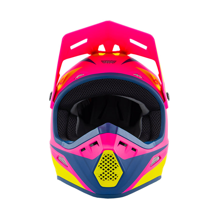 Answer 26 AR1 Mototown Helmet Matte Pink/Hyper Acid/Dark Blue - XS