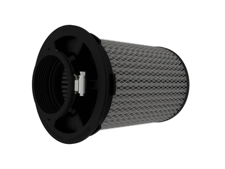 aFe MagnumFLOW Air Filters 3in F x 5-1/2in B x 5-1/4in T (Inverted) x 8in H - Pair