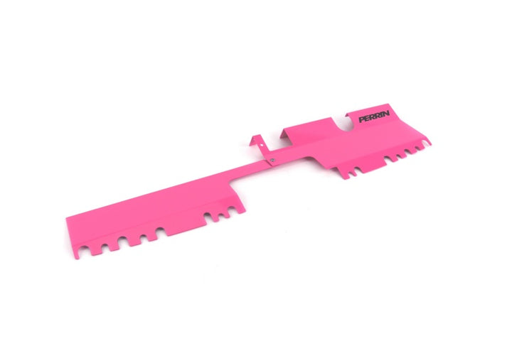 PERRIN 15-21 Subaru WRX/STI Radiator Shroud (With OEM Intake Scoop) - Hyper Pink