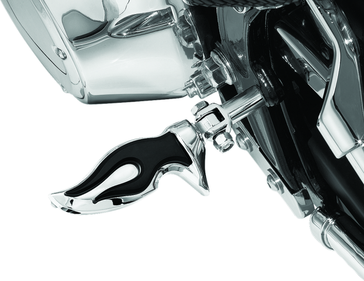 Kuryakyn Flamin Peg With Male Mount Adapter Chrome