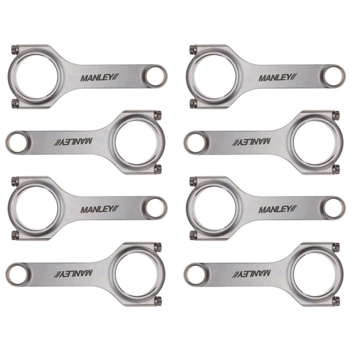 Manley Chevy Small Block LS/LT1 6.125in H Beam Connecting Rod Set w/ ARP2000 Bolts