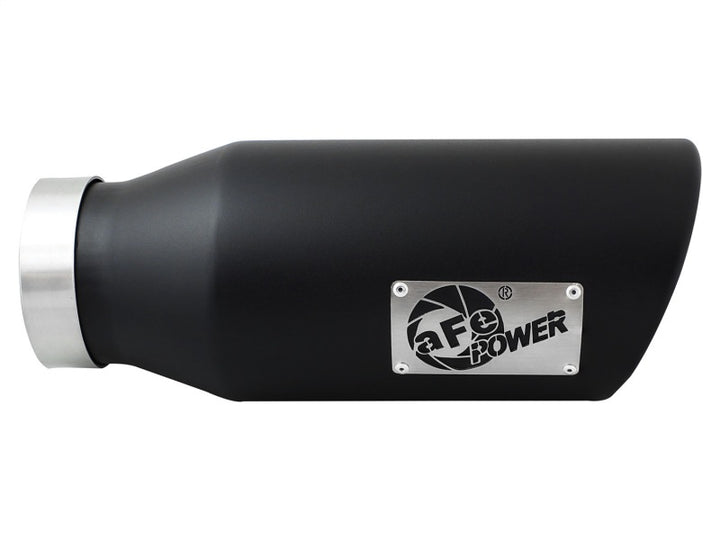 aFe Diesel Exhaust Tip Bolt On Black 4in Inlet x 6in Outlet x 15in