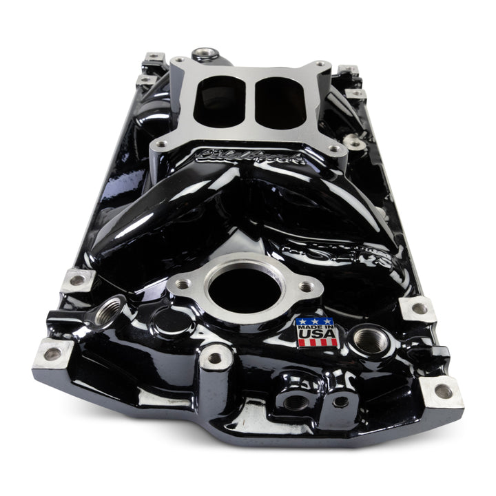 Edelbrock Chevy Vortec SB Performance EPS Manifold - Black Plasma Finish
