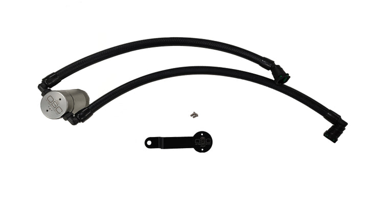 J&L 19-25 Ram 1500 3.6L Oil Separator 3.0 PCV Side -Clear Anodized