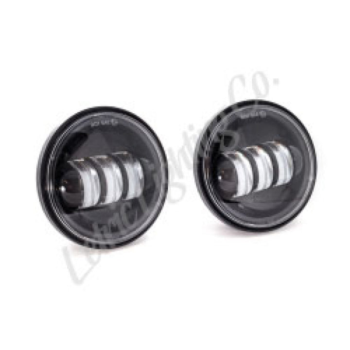 Letric Lighting 4.5in LED Passing Lamps Black
