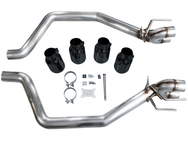 AWE Tuning C6 Chevrolet Corvette Z06/ZR1 Track Edition Axle-Back Exhaust w/ Diamond Black Tips