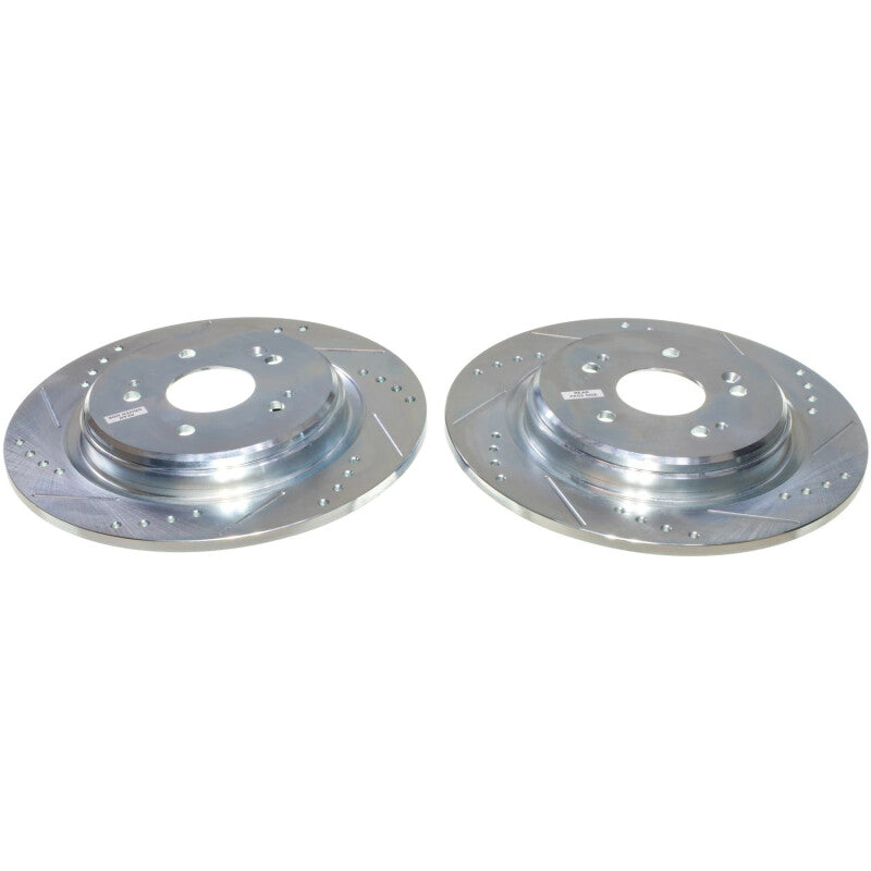 Power Stop 19-24 Acura RDX Rear Drilled & Slotted Rotor - Pair