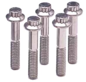 ARP 1/4-28 x 1.250 12pt black oxide bolts