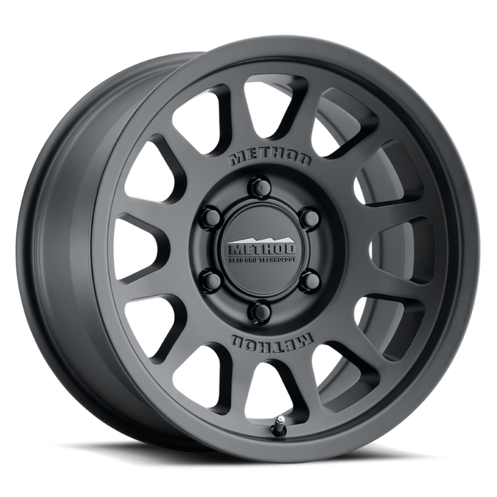 Method MR703 16x8 0mm Offset 6x5.5 106.25mm CB Matte Black Wheel