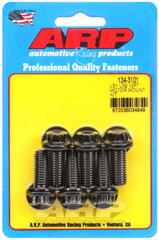 ARP LS1 LS2 SS 12pt Motor Mount Bolt Kit