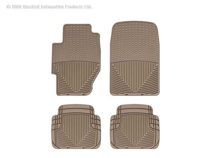 WT Rubber Mats - Front - Tan