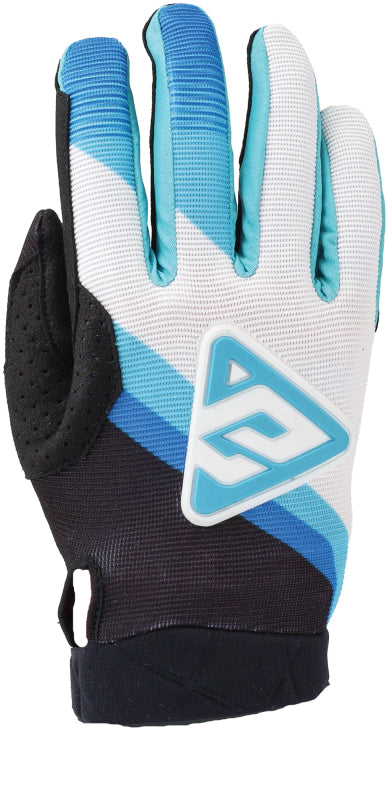 Answer Peak Flo Gloves Black/Blue/White Youth - XL