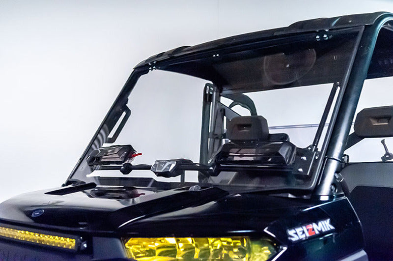 Seizmik 15-23 Polaris Ranger 500/ 570/ EV Mid-Size Pro-fit Windshield Flip Up Vent