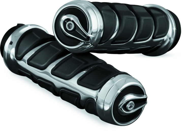 Kuryakyn Kinetic Grips Dual Cable Chrome
