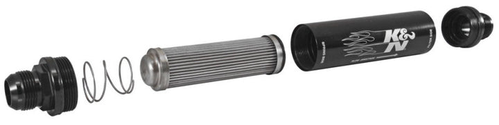 K&N 2in OD x 9in L 16AN 74 Micron In-Line Fuel/Oil Filter