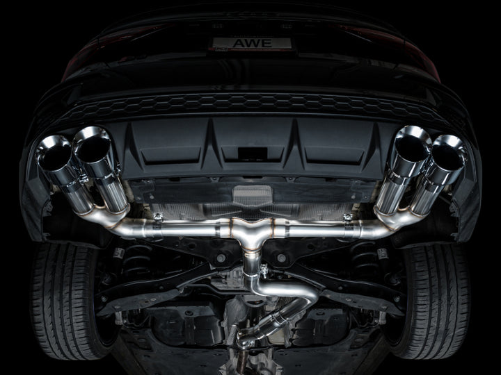 AWE Tuning 22-24 Audi 8Y S3 Track Edition Exhaust - Chrome Silver Tips