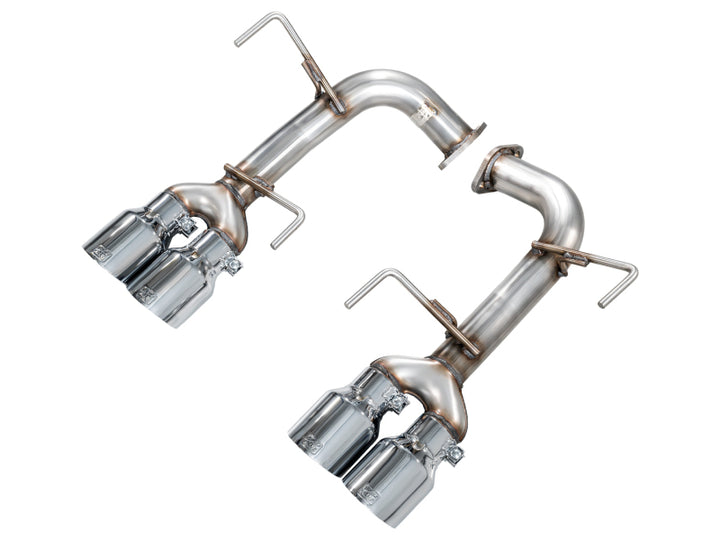 AWE Tuning 22-25 Subaru VB WRX Track Edition Axle-Back Exhaust - Chrome Silver Tips