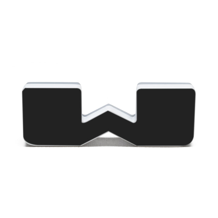 ORACLE Lighting Universal Illuminated LED Letter Badges - Matte Blk Surface Finish - W