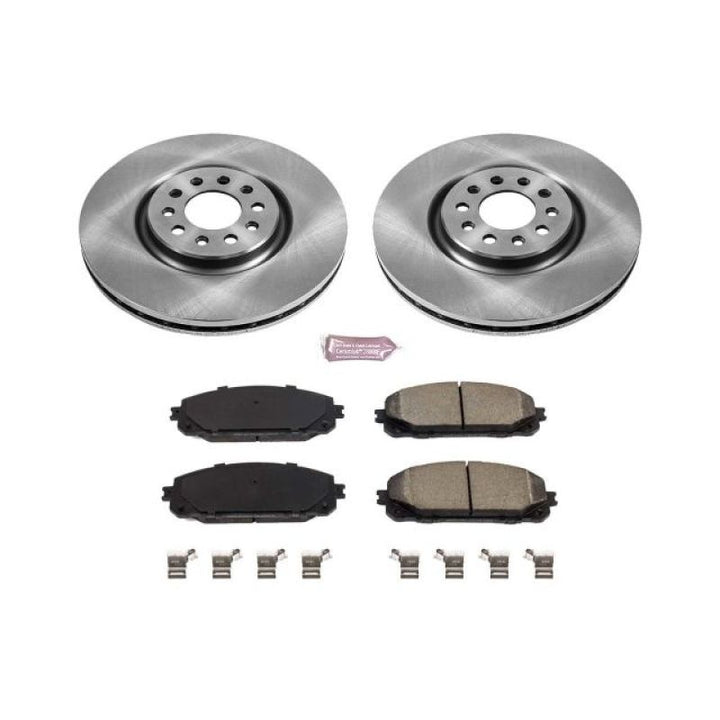 Power Stop 17-19 Jeep Cherokee Front Autospecialty Brake Kit