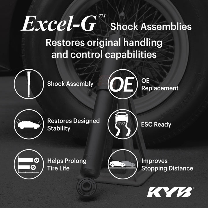 KYB 13-16 / 2020 Ford Fusion Excel-G Rear Gas Shock Assembly