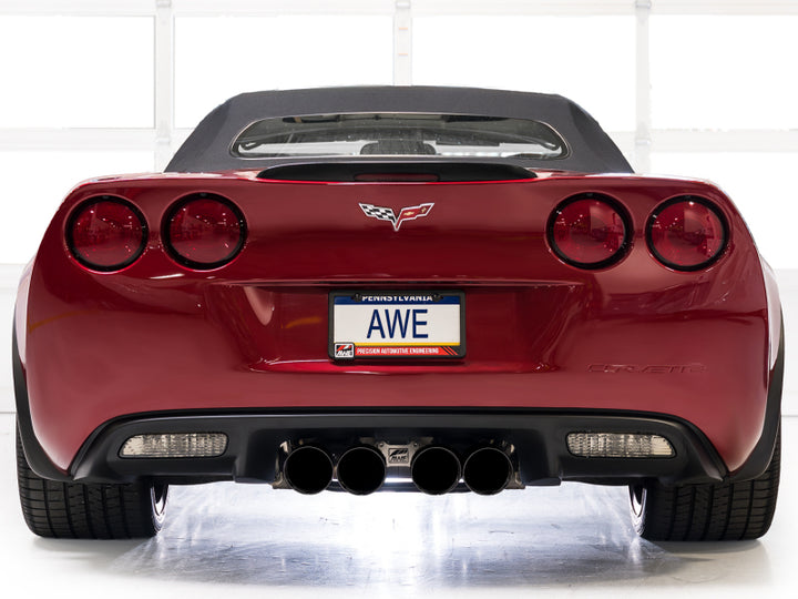 AWE Tuning 09-13 Chevrolet Corvette 6.2L Touring Edition Axle-Back Exhaust w/ Diamond Black Tips