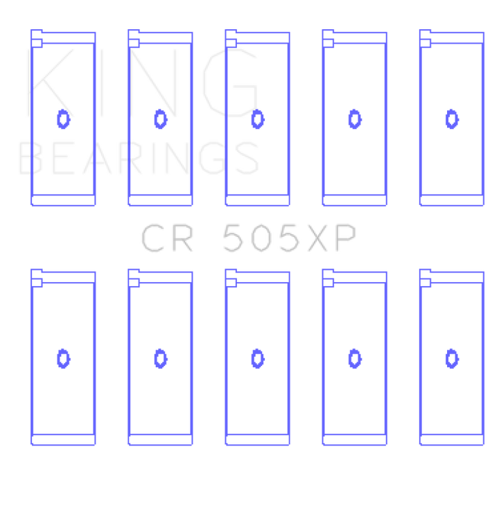 King Engine Bearings Audi Abb/Abm/Adp/Pp/Rn (Size +.026mm) Connecting Rod Bearing Set
