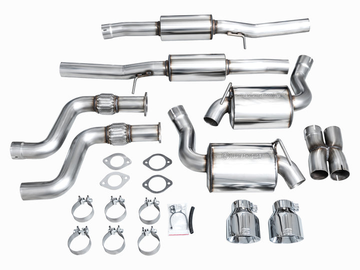 AWE Tuning 2023 Nissan Z RZ34 RWD Touring Edition Cat-Back Exhaust System w/ Chrome Silver Tips