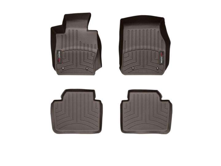WeatherTech 2012+ BMW 3-Series Front and Rear FloorLiner - Cocoa