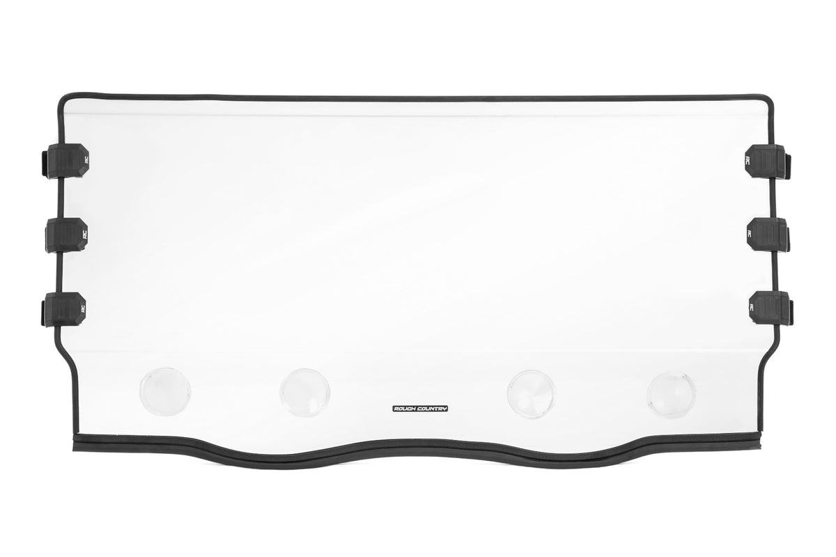 Vented Full Windshield | Scratch Resistant | Yamaha Viking 700