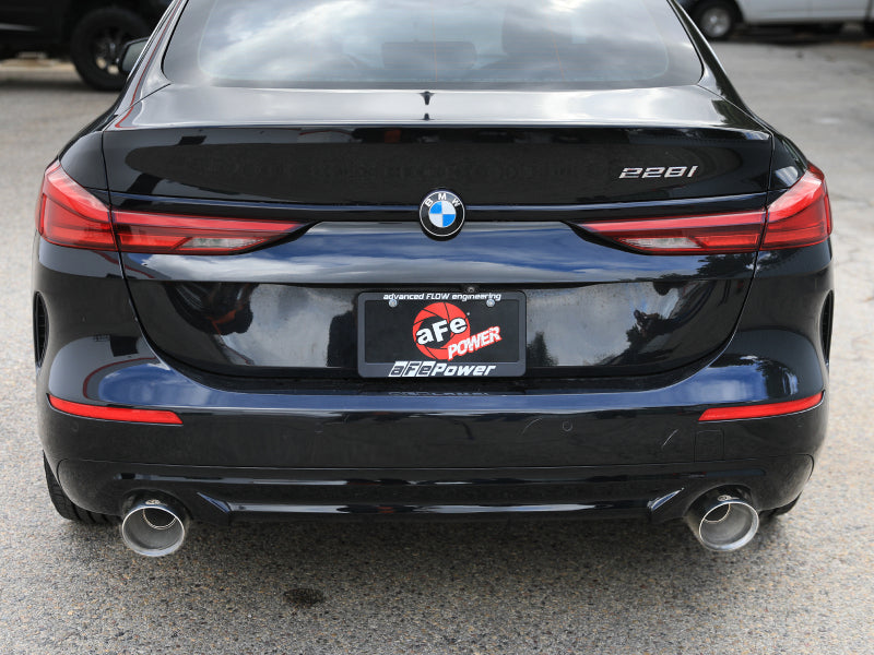 aFe MACHForce XP Exhausts Axle-Back 21-24 BMW 228i 2.0T (SS w/ Polished Tips)