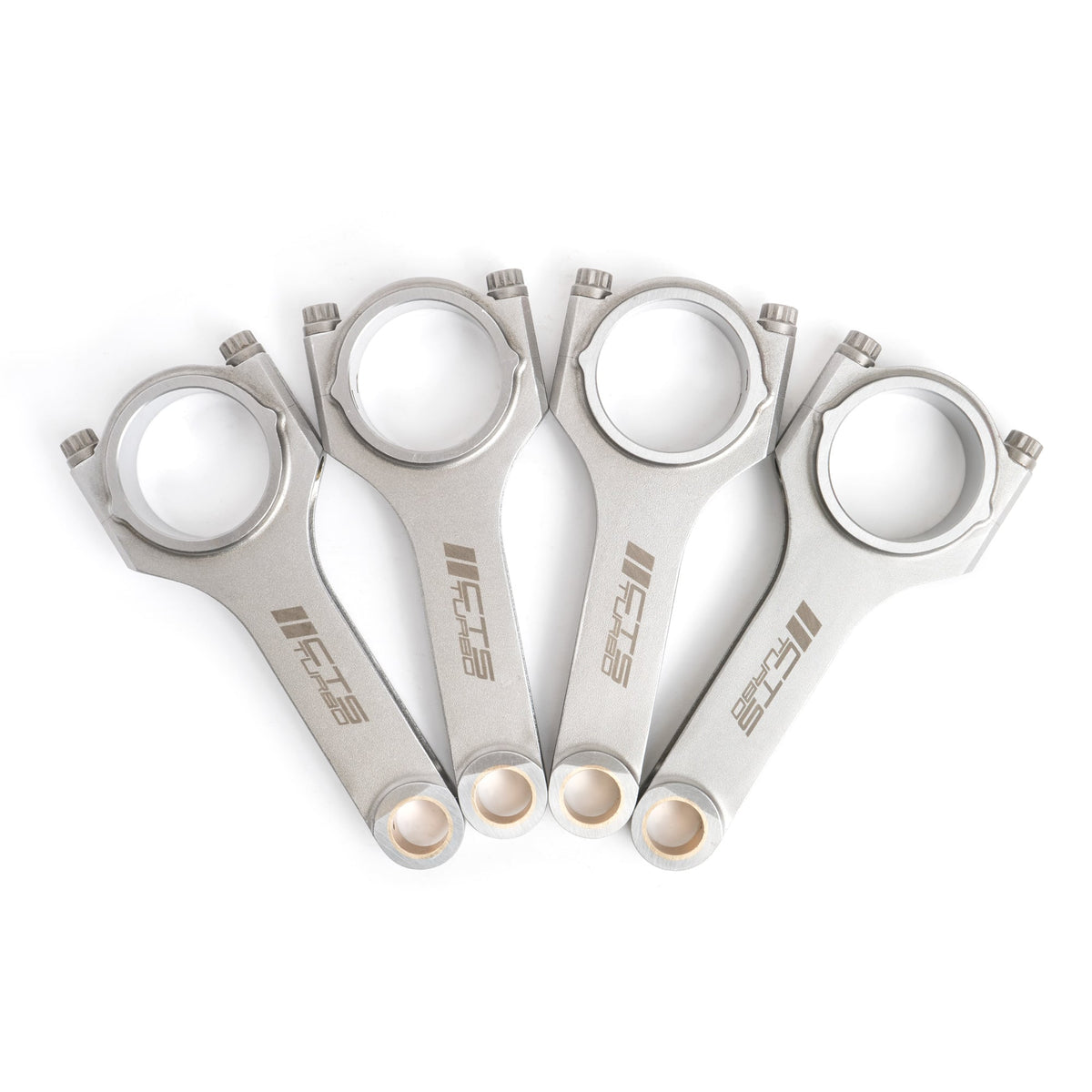 CTS Turbo 144x19 tapered rifle drilled forged connecting rods for VW Audi 06A 1.8T 20V with stock pistons CTS-CRH-14419T