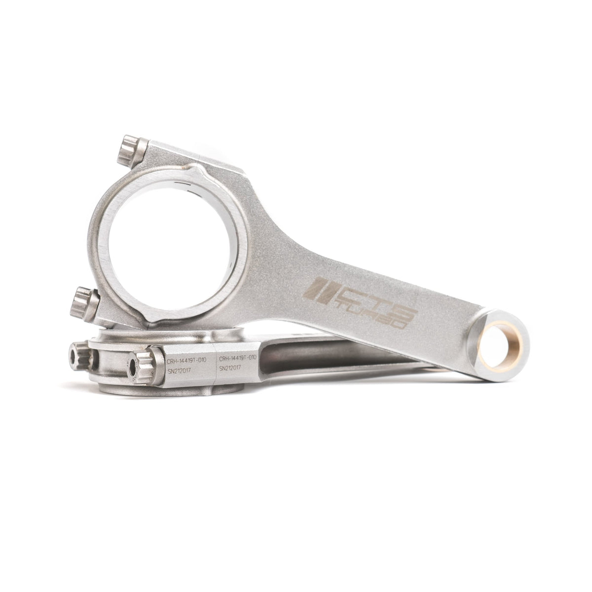 CTS Turbo 144x19 tapered rifle drilled forged connecting rods for VW Audi 06A 1.8T 20V with stock pistons CTS-CRH-14419T - view 2