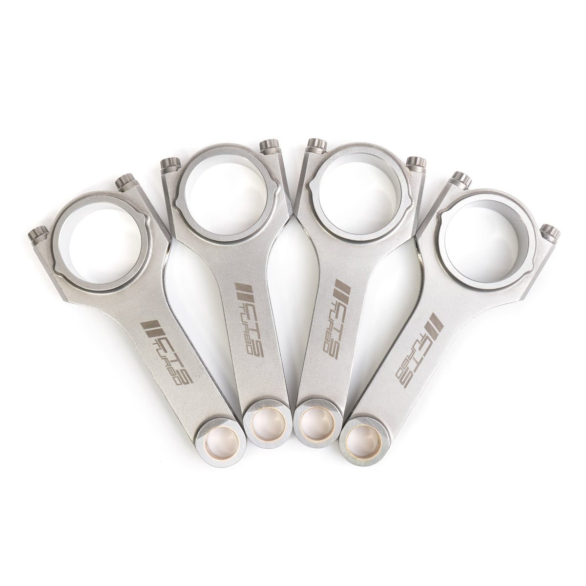 CTS Turbo 144x20 tapered rifle drilled forged connecting rods for VW Audi 2.0T FSI EA113 stock pistons MK5 GTI A3 A4 CTS-CRH-14420T