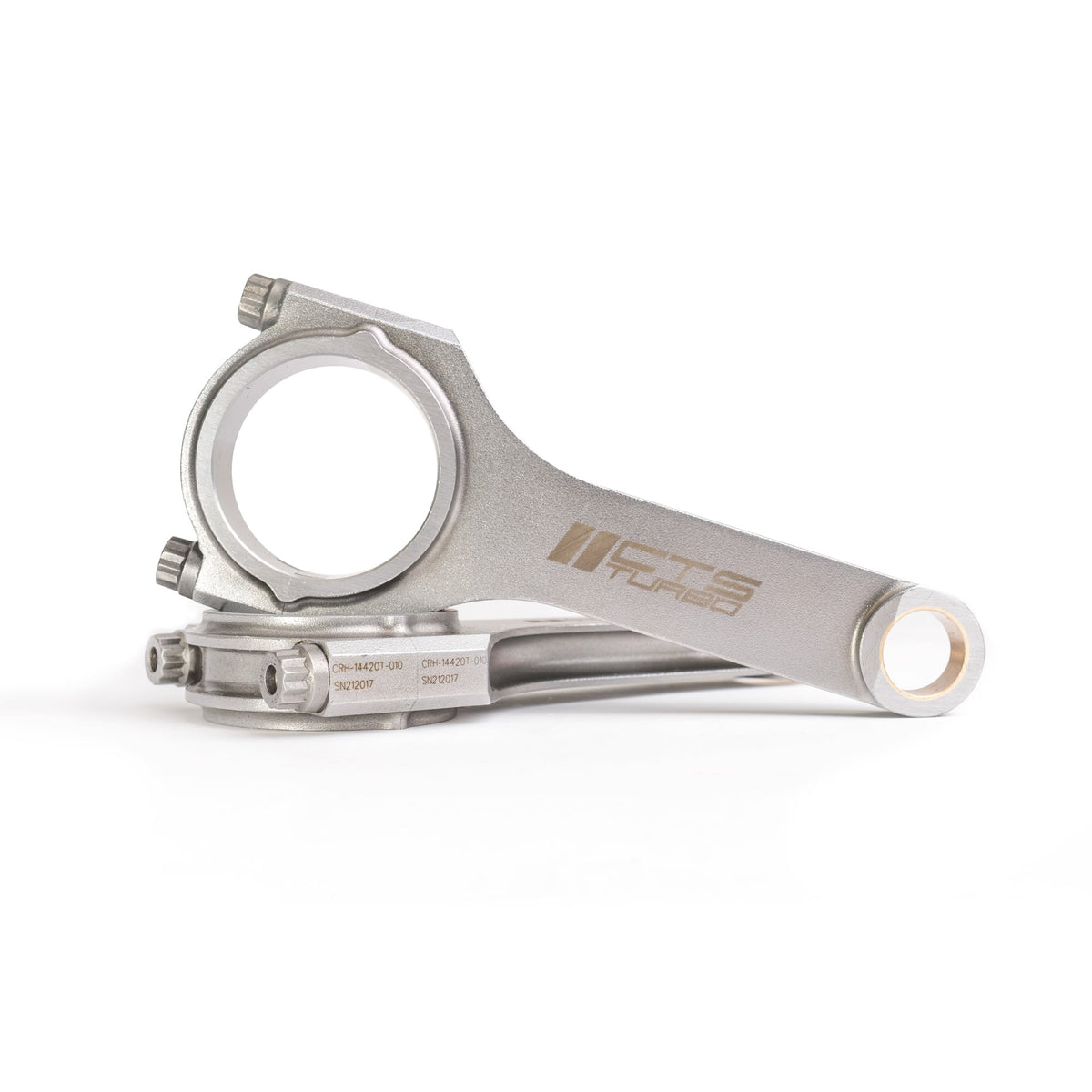 CTS Turbo 144x20 tapered rifle drilled forged connecting rods for VW Audi 2.0T FSI EA113 stock pistons MK5 GTI A3 A4 CTS-CRH-14420T - view 2