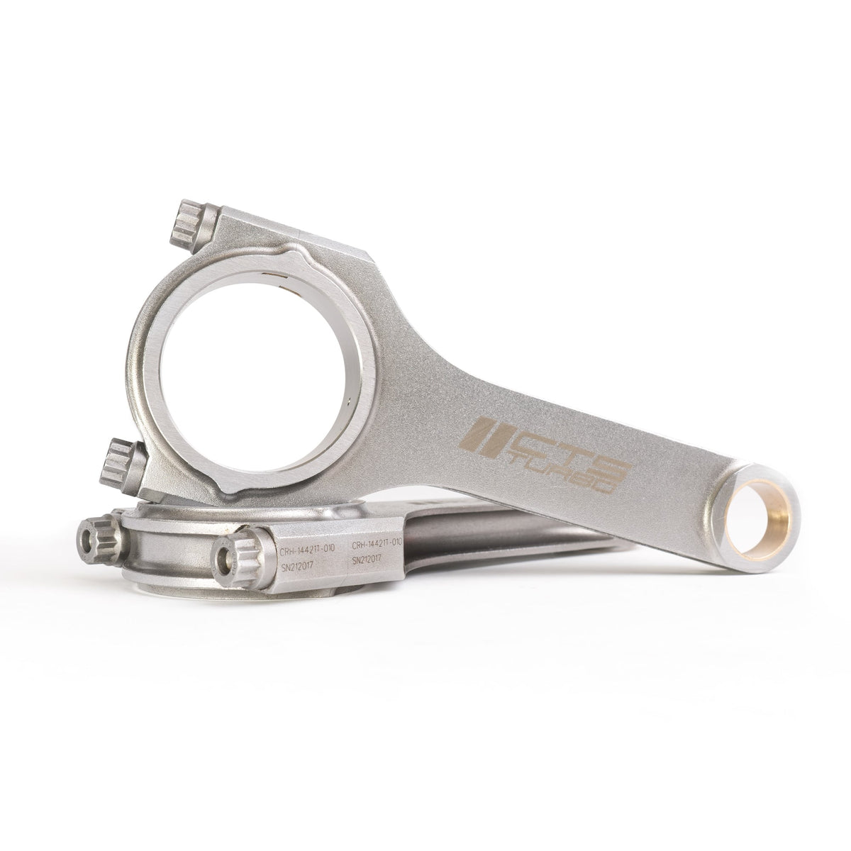 CTS Turbo 144x21 tapered rifle drilled forged connecting rods for VW Audi 2.0T TSI EA888 Gen 1 Gen 2 stock pistons CTS-CRH-14421T - view 2
