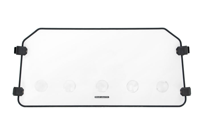 Vented Full Windshield | Scratch Resistant | Polaris General XP 4 1000