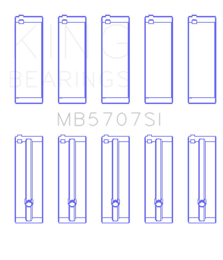 King Engine Bearings Hyundai G4Kc/G4Ke (Size +0.75mm) Main Bearing Set